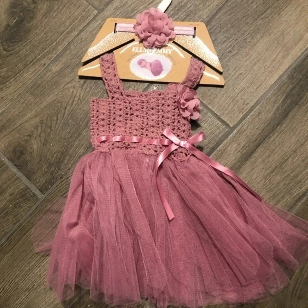Baby’s first picture dress outfit 0-6m